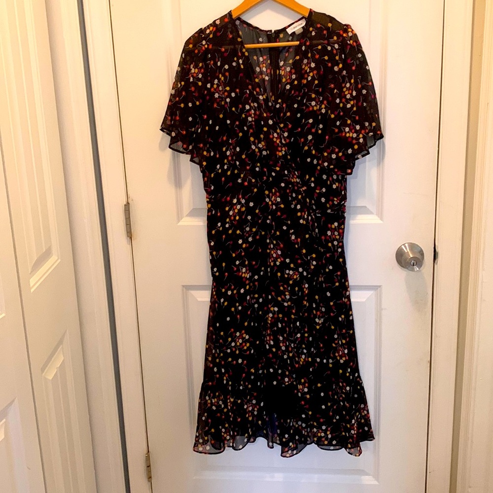Calvin Klein floral dress NWOT